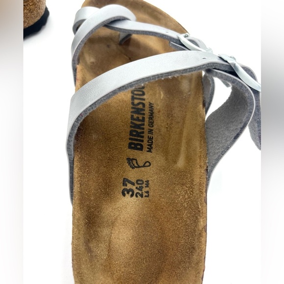 Birkenstock Mayari Bioko-Flor Silver Sandals - Picture 5 of 9